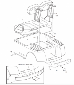 Body and Chassis | EZGO Golf Cart